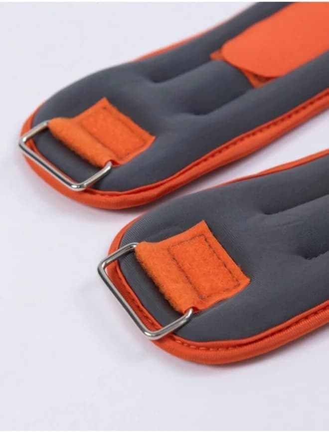 Adjustable ankle and wrist weights 500g (1 pair) - Soft sand weights