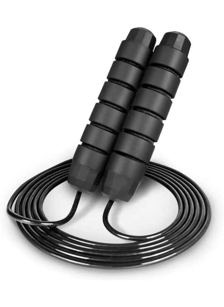 Adjustable speed jump rope up to 8 feet for men, with narrow handles, 