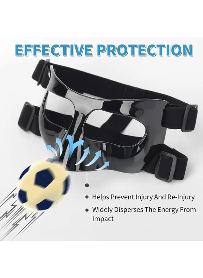 Adjustable Sports Face and Nose Protection Mask - Comfortable Face Shield 