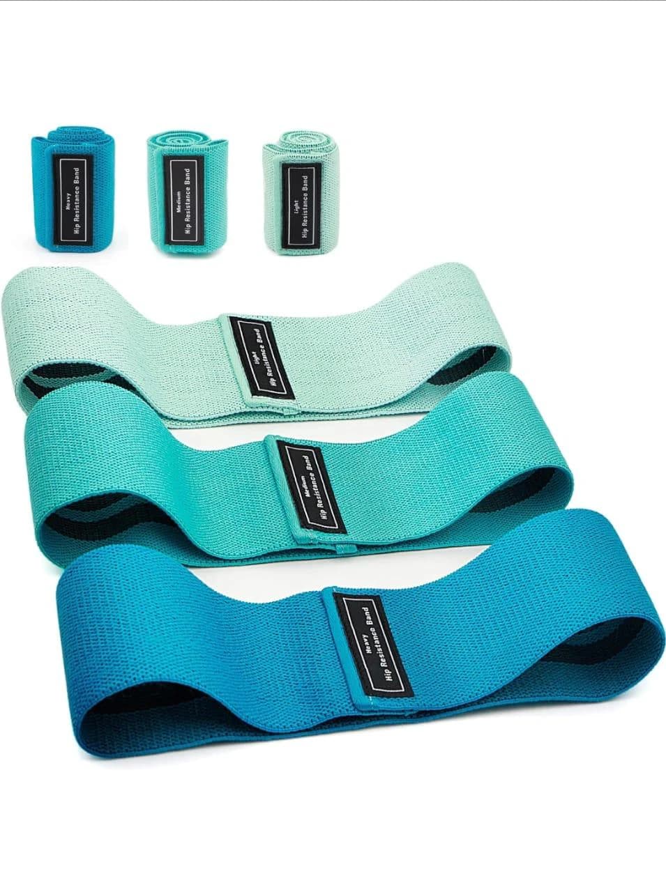 Anti-Slip Hips bands for Women and Men, Exercises bands for Hips and Legs - Glut
