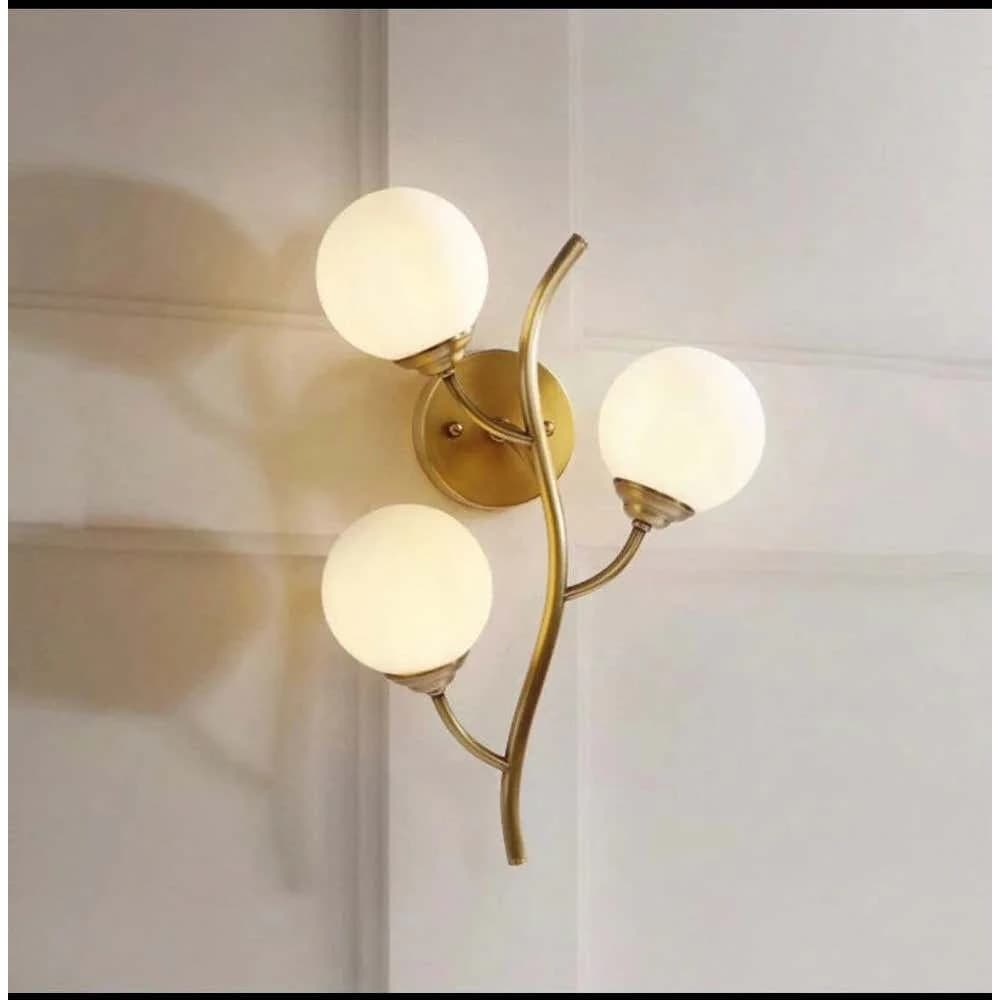 Wall sconce, metal, 50x30 cm - gold