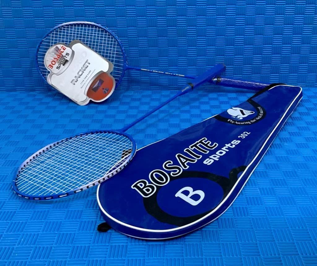 Badminton racket pair ( Color may vary )