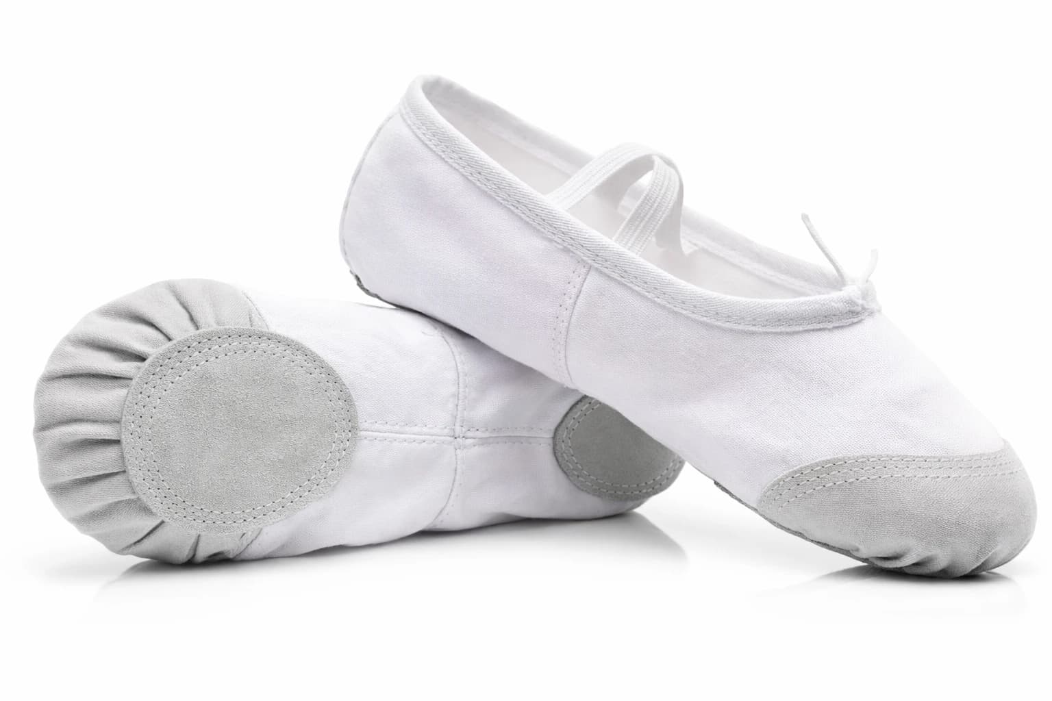 Ballerina Flat Leather Sole Dance Shoes for Toddlers, Yoga Ballet Dancers, Girls