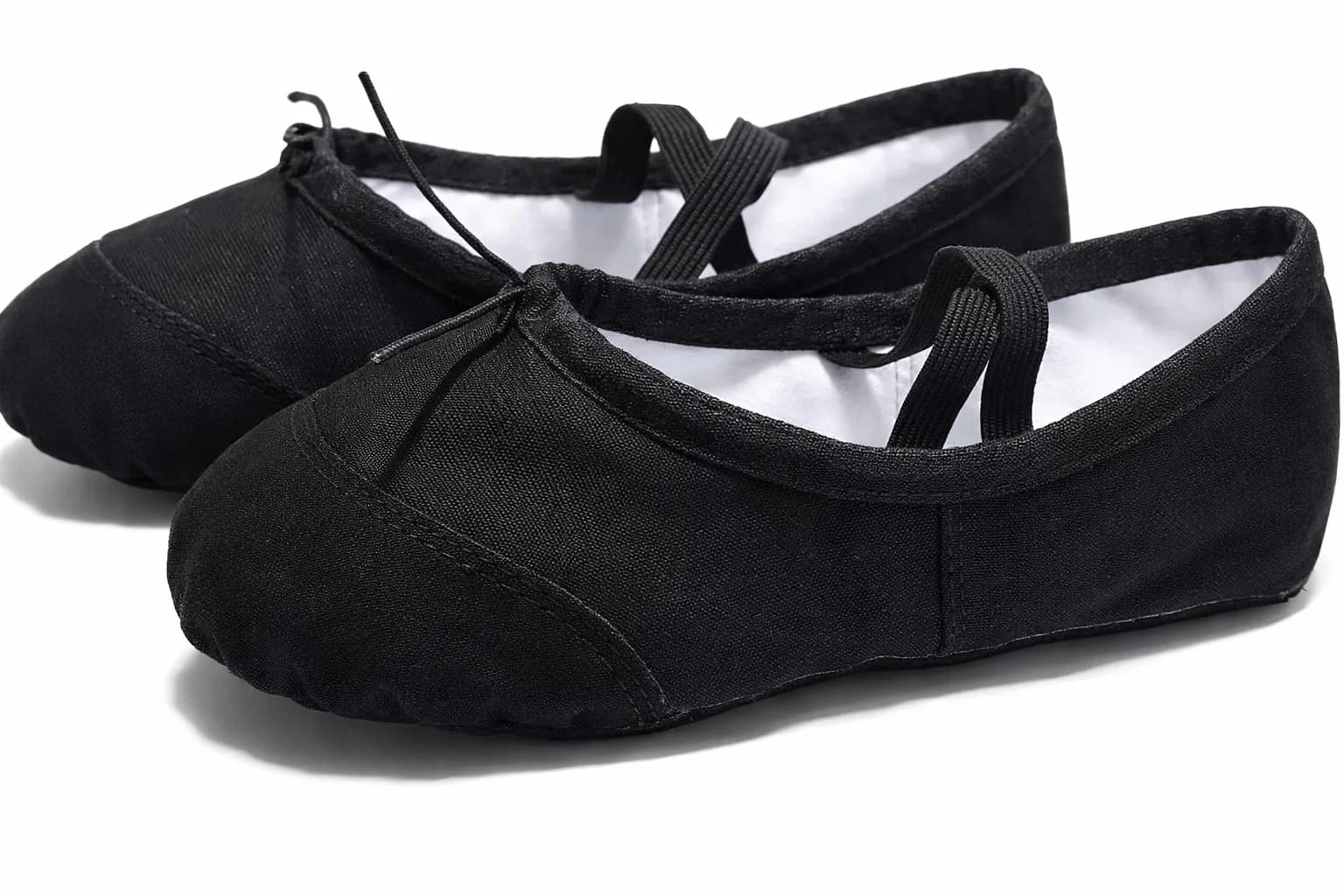 Ballerina Shoes with Leather Sole Flat Dance Shoes for Toddlers Yoga/Ballet