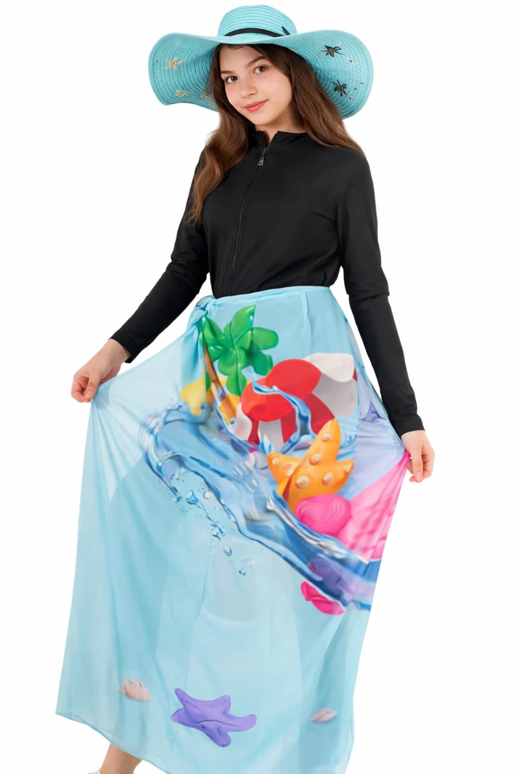 Beach Cover Up Swimsuit Cover Up For Women Multi Color & Shape, One Size