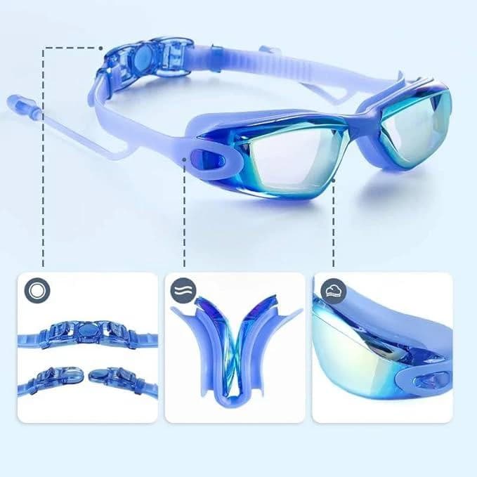 Blade Professional Swimming Goggle with Ultra Anti Fog and UV Protection