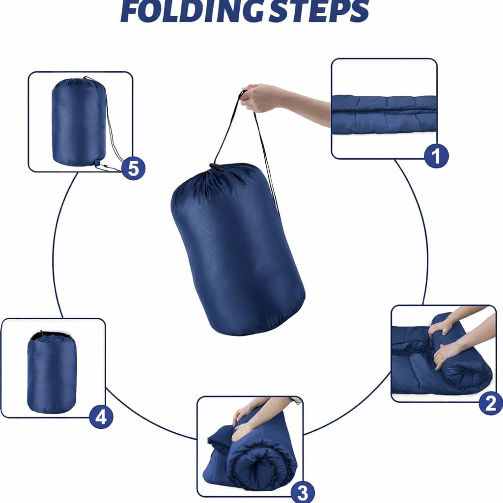 Camping sleeping bag - Lightweight sleeping bag, waterproof camping gear 