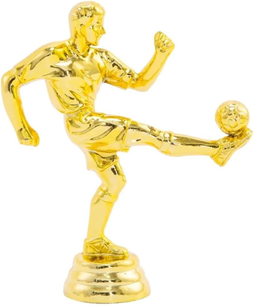 Classic Gold Football Championship Trophy, with Sturdy Base - Perfect for School