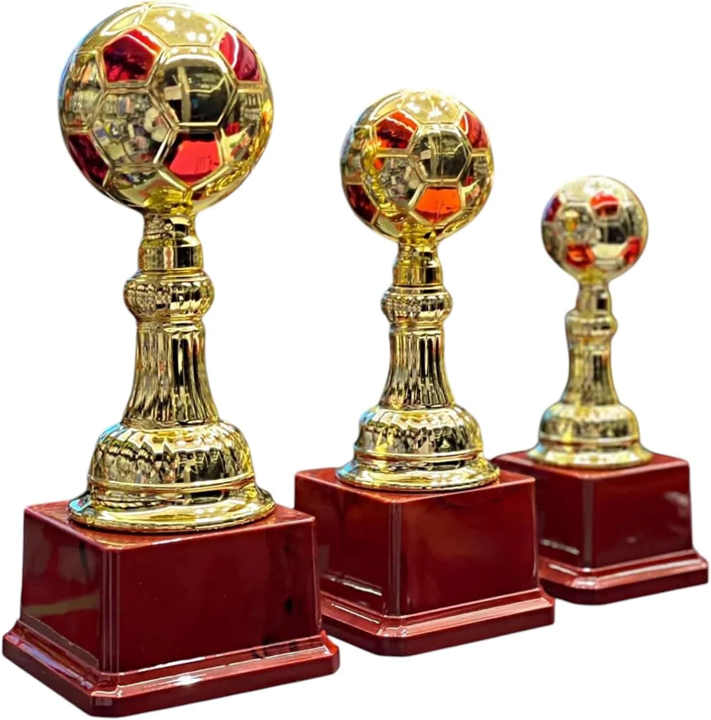 Commemorative Cup - an award and prize for champions and football fans, gold 