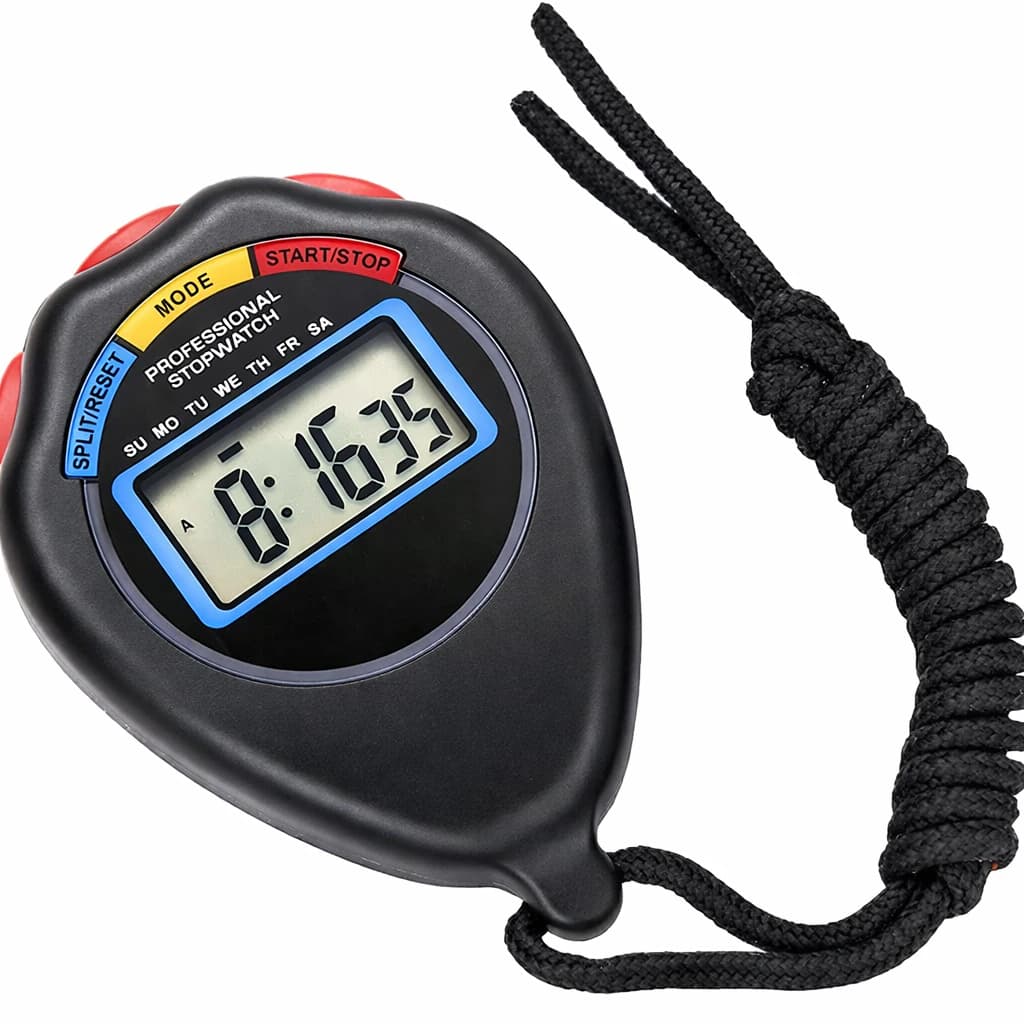 Digital Sports Stopwatch Portable Multifunction Chronograph Sports Timer 