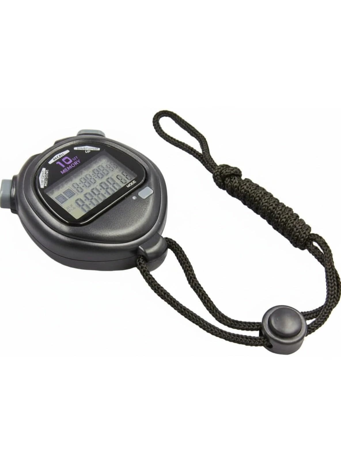 Digital Stopwatch, Electronic Stopwatch with 10 Memory Countdown, Multifunction 