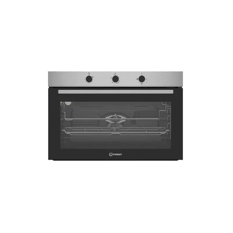 انديست فرن غاز 90 سم 105 لتر بالمروحة IBWHT12106XS