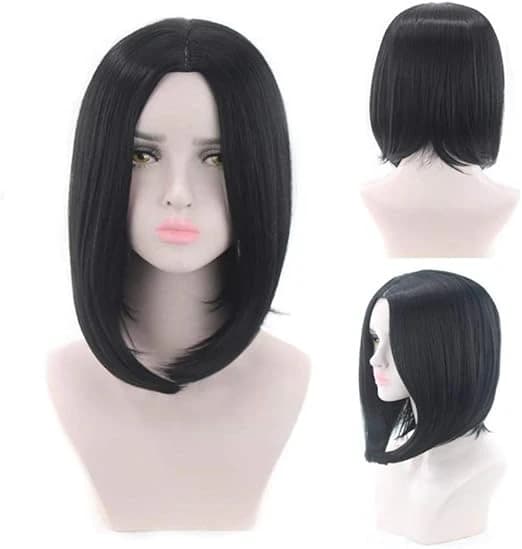 DILLARDS Short Wig J1105 – Wine Red Afro Style
