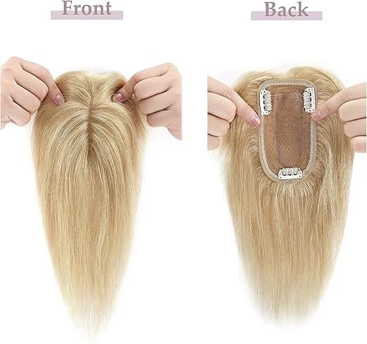DILLARDS Clip-In Human Hair Topper with Bangs – 10 Inch
