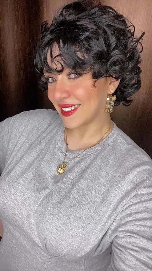 DILLARDS Short Curly Wig – Black