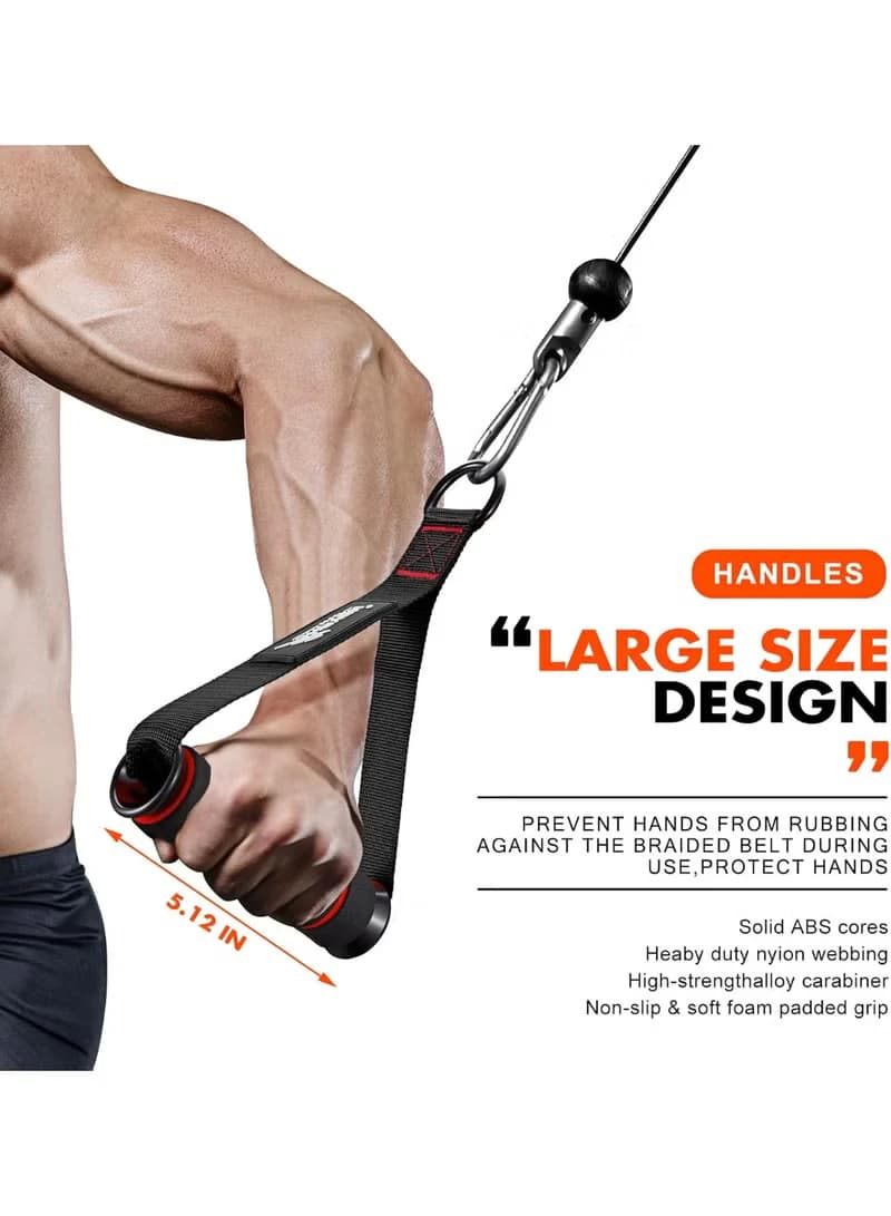 Exercise handles, resistance band handles, ricop cable accessories, sports cable