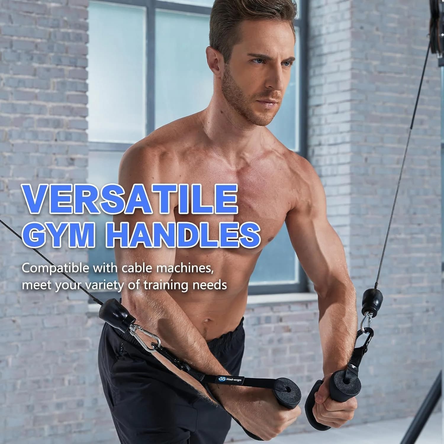 Exercise pull handle, gym pull handle, heavy-duty fitness pull handle