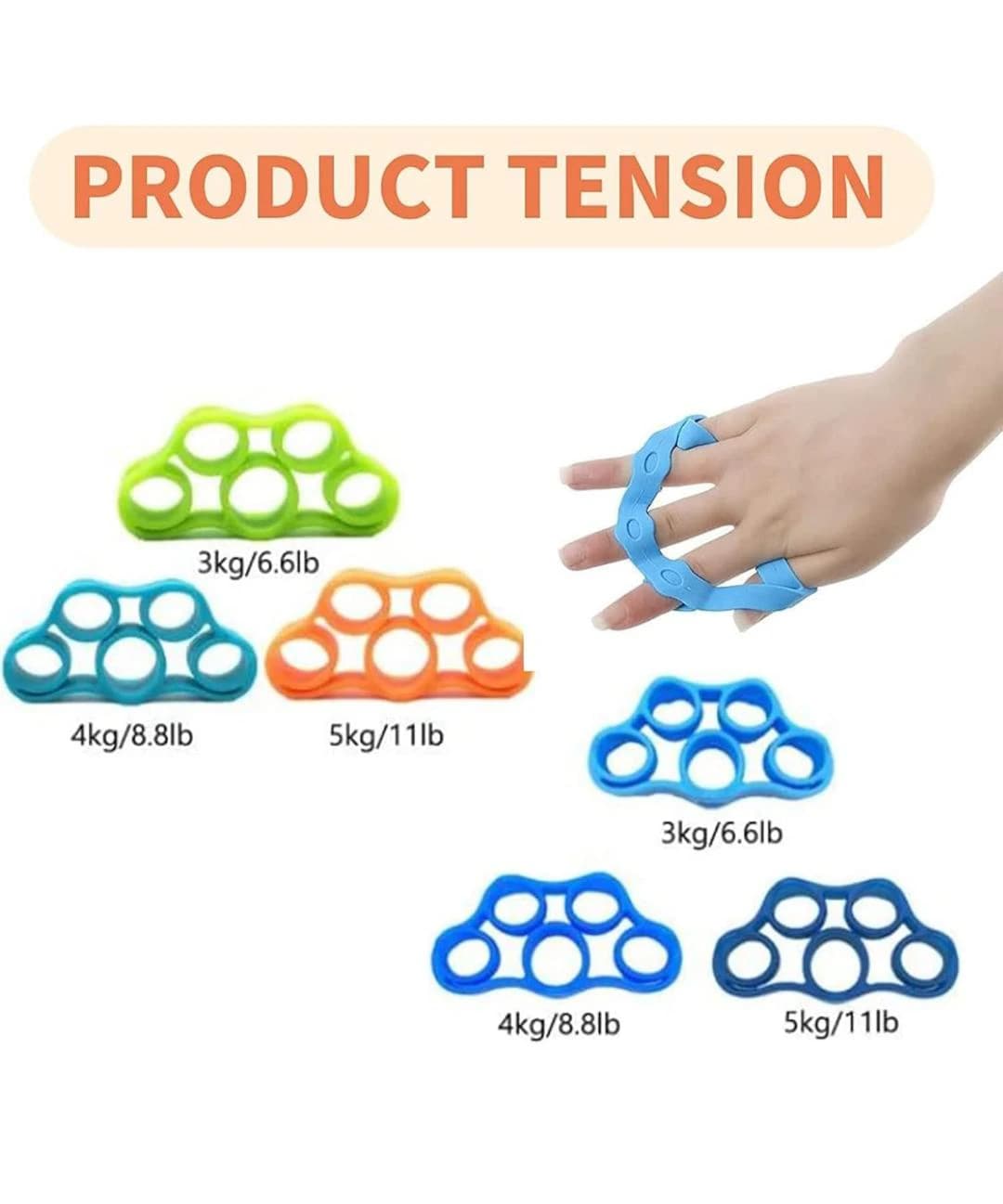 Finger Rest (1 Piece) New Material Finger Trainer for Grip, Forearm, Finger 