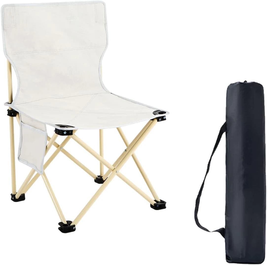 Folding Camping Chairs with Back Support, Convenient for Travel, Fishing, Hiking