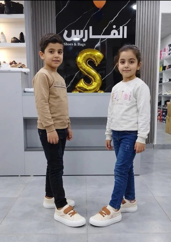 238 Signature Leather Flat Shoes for Kids