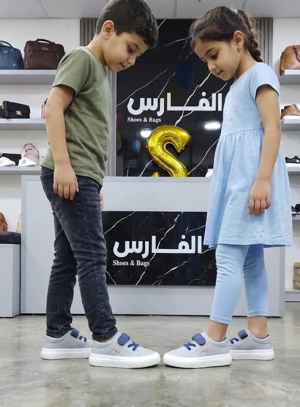 238 Signature Leather Flat Shoes for Kids