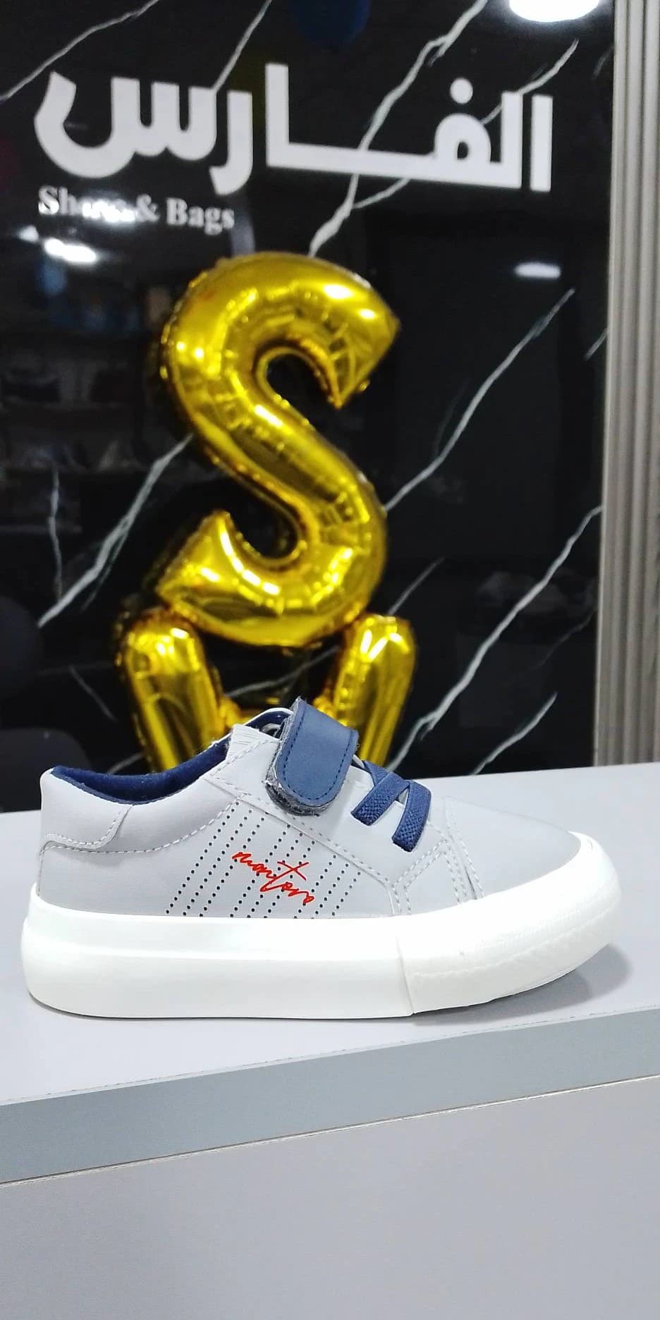 238 Signature Leather Flat Shoes for Kids