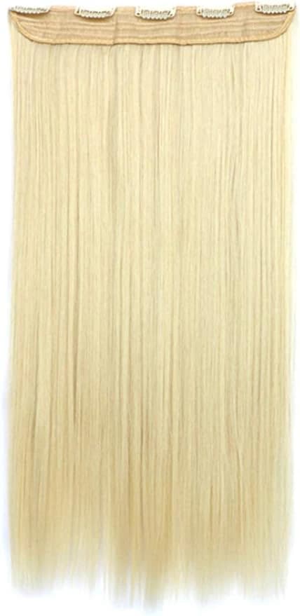 DILLARDS Long Straight Hair Extension Wig – Golden Blonde