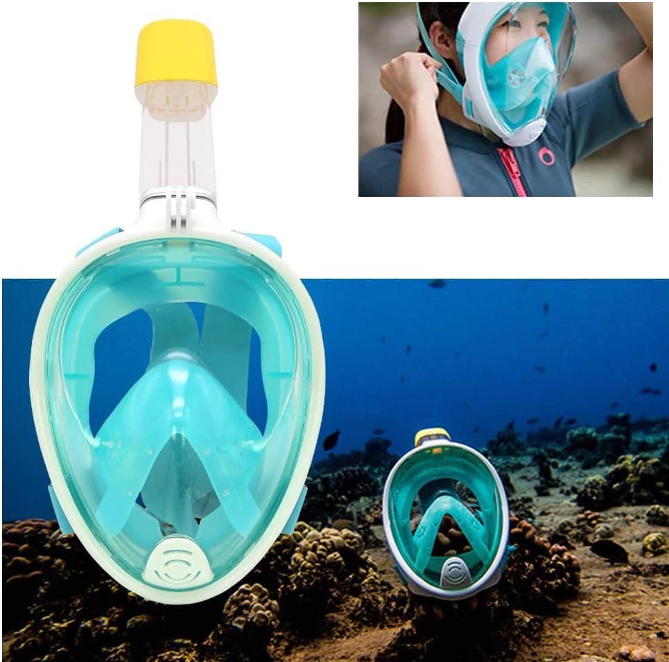 Full Face Diving Mask, Foldable, Anti-Fog, Wide Underwater Vision  