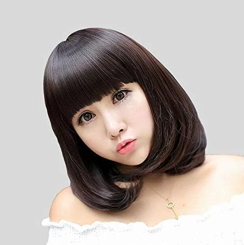 DILLARDS Fluffy Short Curly Bob Wig Black for Women