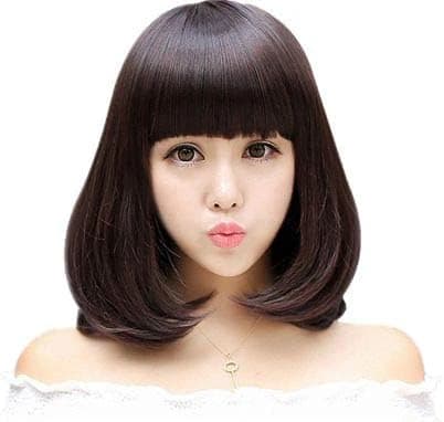 DILLARDS Fluffy Short Curly Bob Wig Black for Women