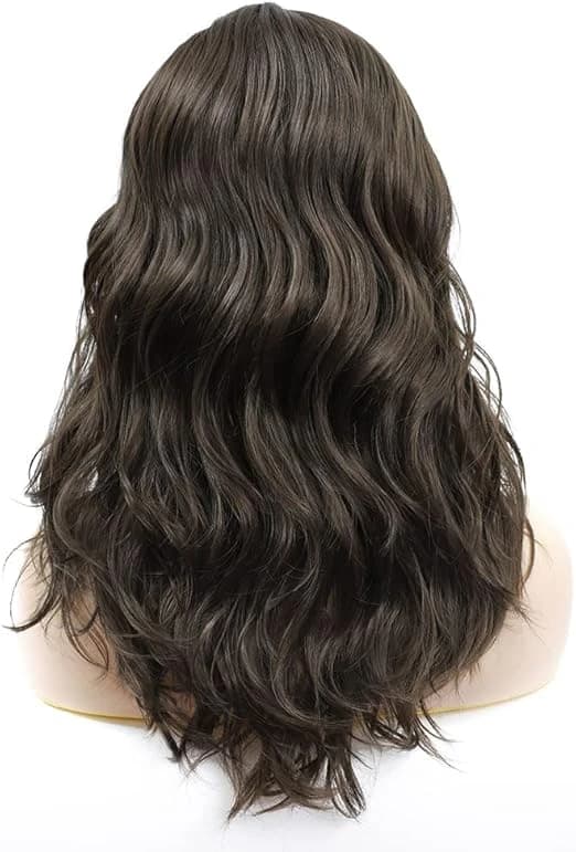 DILLARDS X-Tress Bob Curly Wig Black 45 cm with Fringe