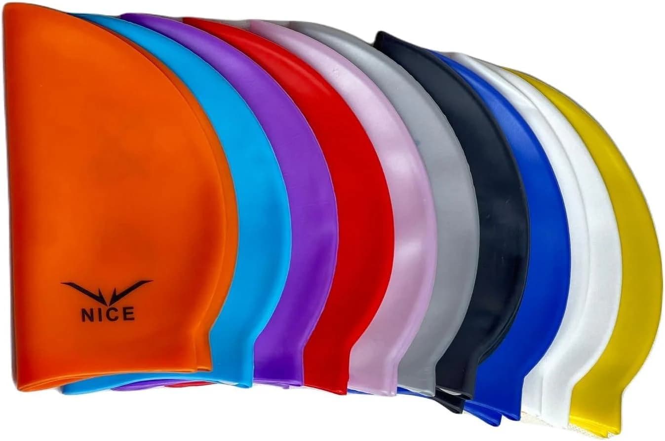 Go Swim Kids Swim Cap, Durable Silicone Swim Cap for Toddler Boys and Girls