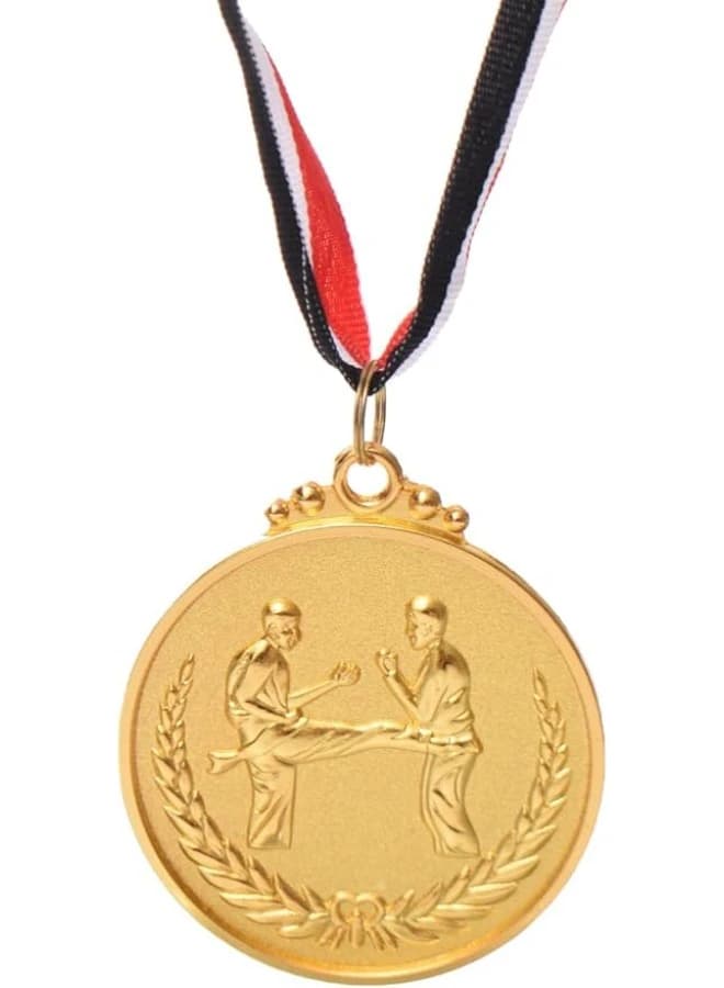 Gold Medal for Sports Performance (Multicolor & Shapes) (Multicolor, Karate)