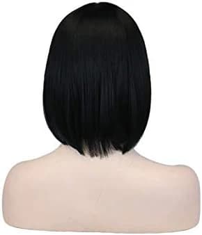 DILLARDS Short Straight Bob Wig Black Women