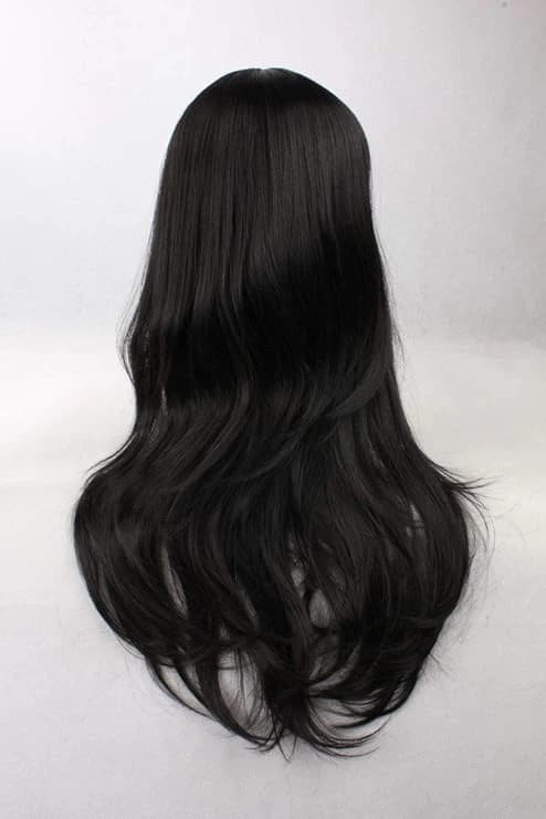 DILLARDS Manga Style Long Straight Wig Black 035E