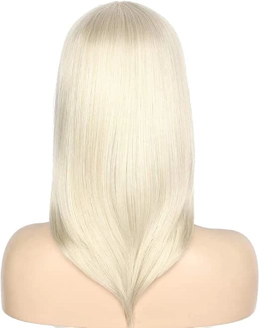 DILLARDS Blonde Bob Wig with Bangs