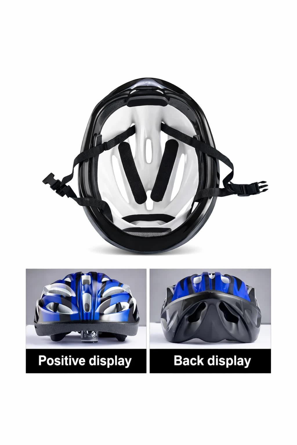 High Density Color Block Cycling Helmet, Durable Mountain Bike Helmet  