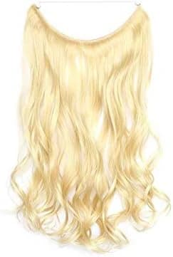 DILLARDS Long Curly Blonde Hair Extension No Sew