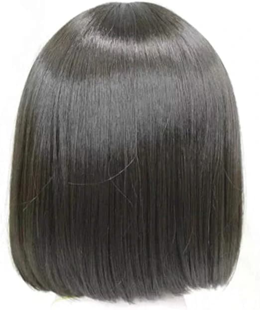 DILLARDS Short Bob Wig Dark Brown for Parties & Halloween