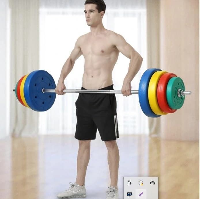 Hoop Round Weight Plate for Strength Training Corrosion Resistant 10 KG