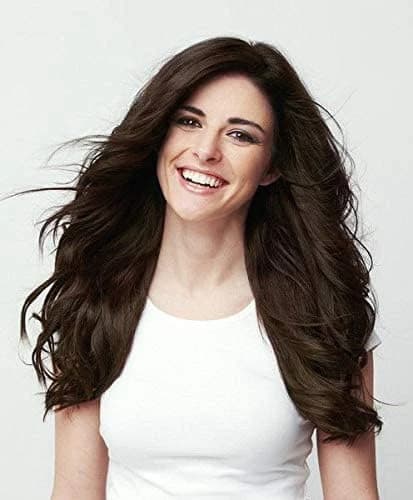 DILLARDS Human Hair Extension Dark Brown 66 cm