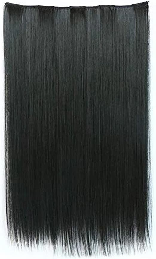 DILLARDS Long Straight Hair Extension Dark Black