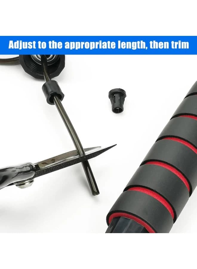 Jump rope with weight bar - Jump rope, exercise rope, boxing rope