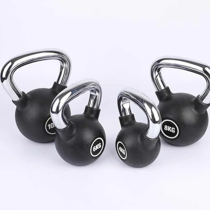 8 KG Kettlebell Exercise Tool Cast Iron Weights Nickel Handle - Workout