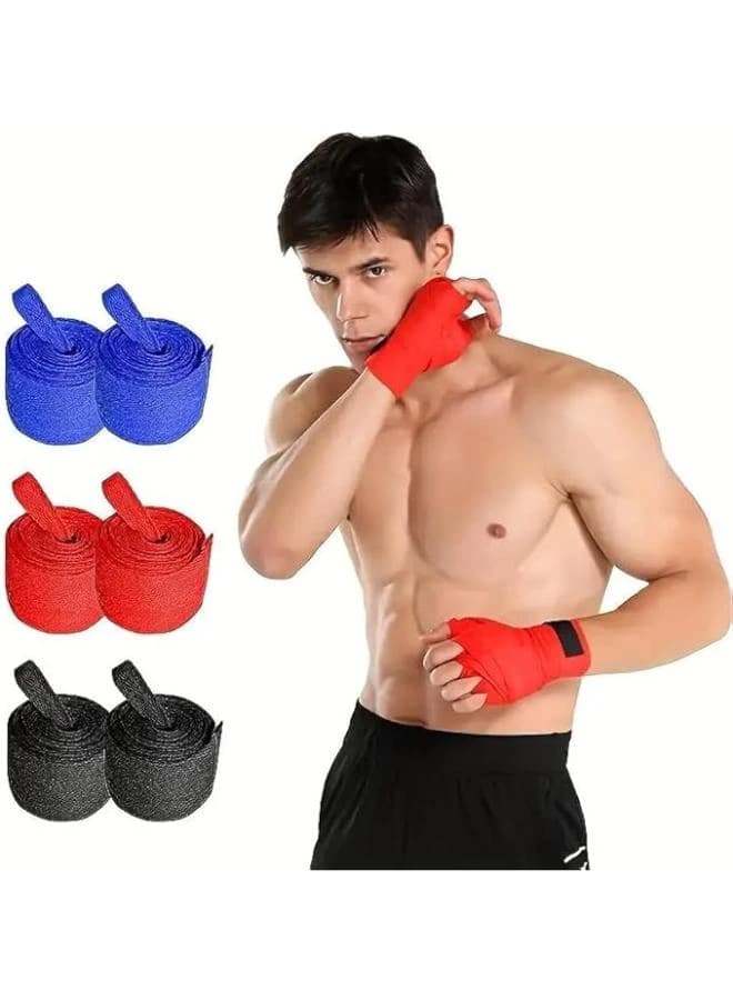 Light Fighter Boxing Handbands 3 Meters Semi-Elastic Multi-Length Handbands