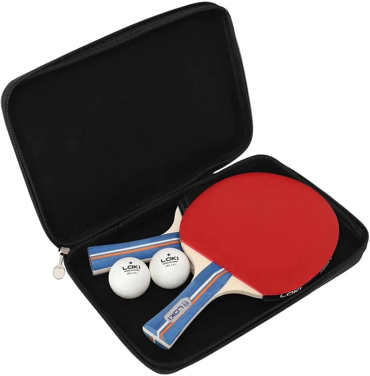 Loki Table Tennis Racket Set, Ping Pong Paddles with 2 Balls (K6)