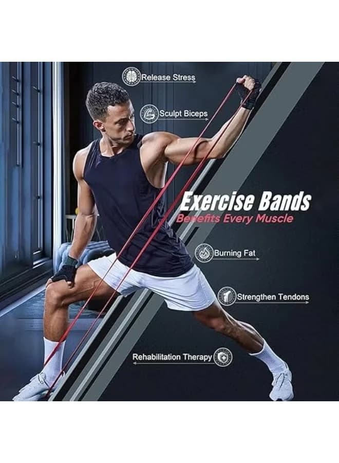 Loop resistance bands, athletic bands for strength training, exercise, and pull