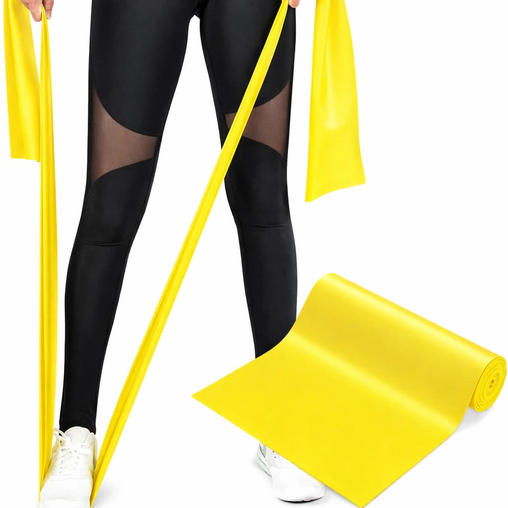 Long professional resistance band made of natural latex, ideal for strength