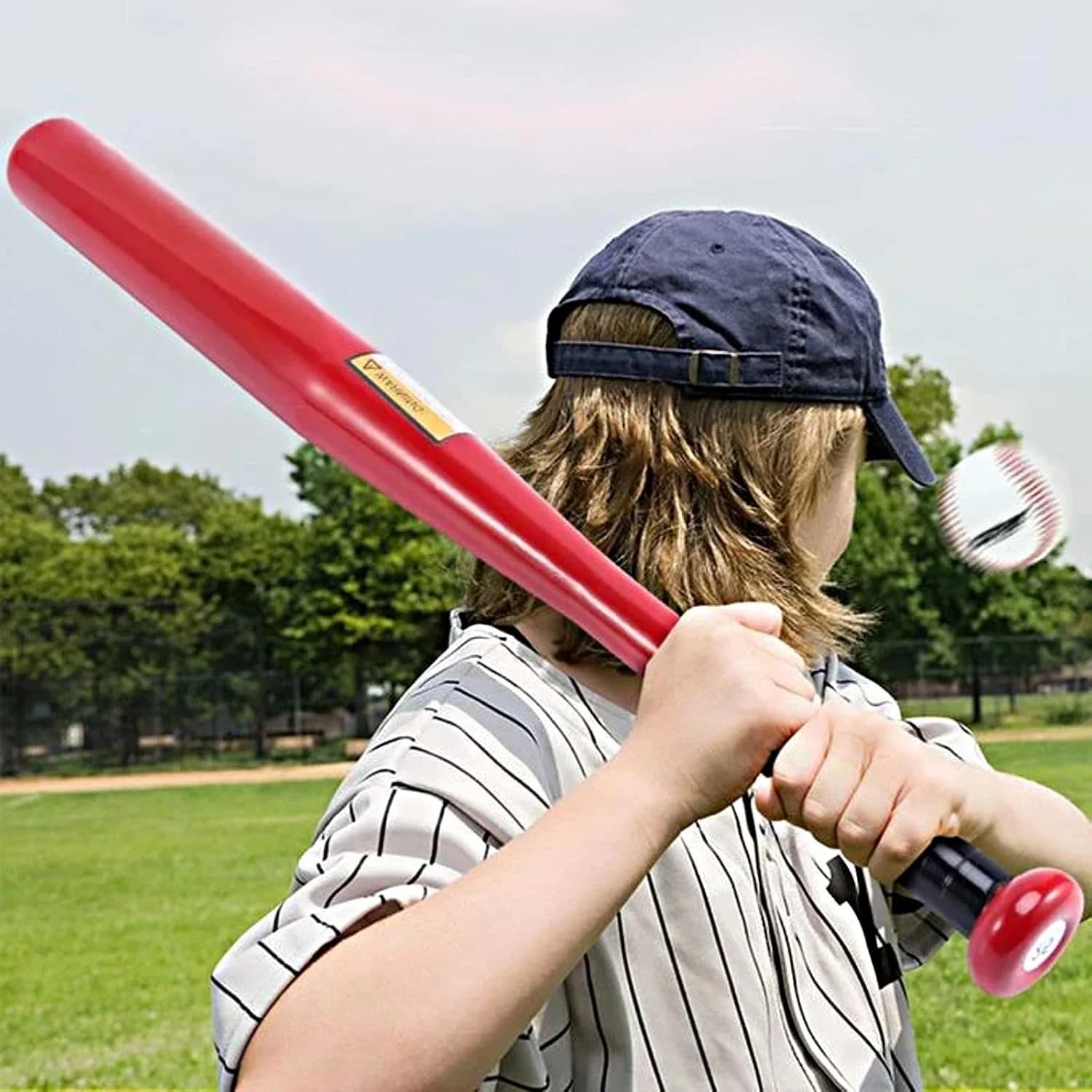 Metal Baseball Stick (Multi Color), Sports & Training, With Comfortable Handle