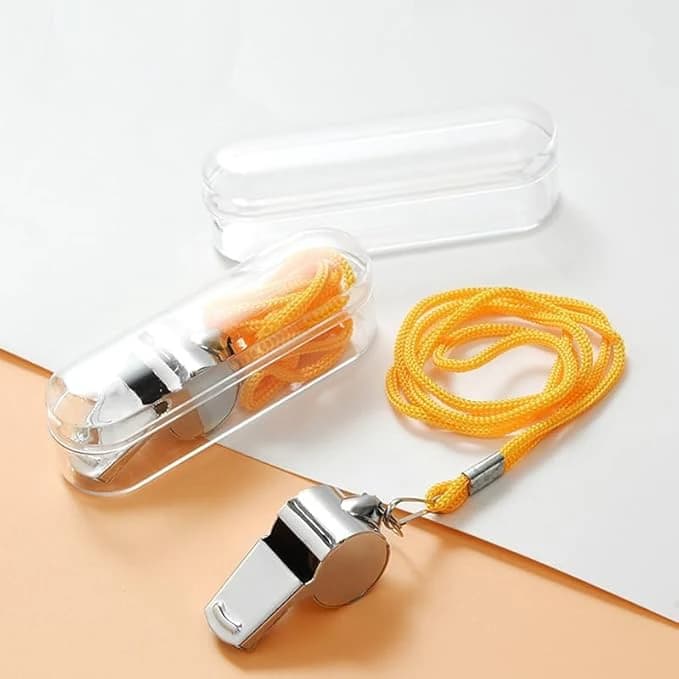 Metal whistle for referees, suitable for football coaches, sports matches